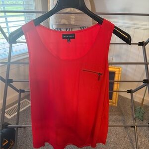 My Michelle Vibrant Red Tank Top